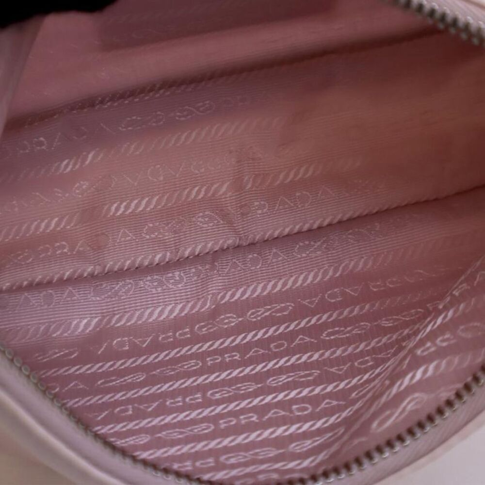 Pre Loved prada ReEdition 2005 Shoulder Bag Women Pink Satchel - Picture 4 of 8